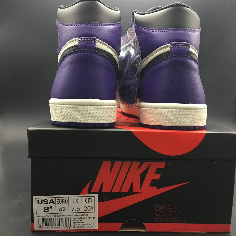 Jordan 1 Retro High Court Purple 555088-501