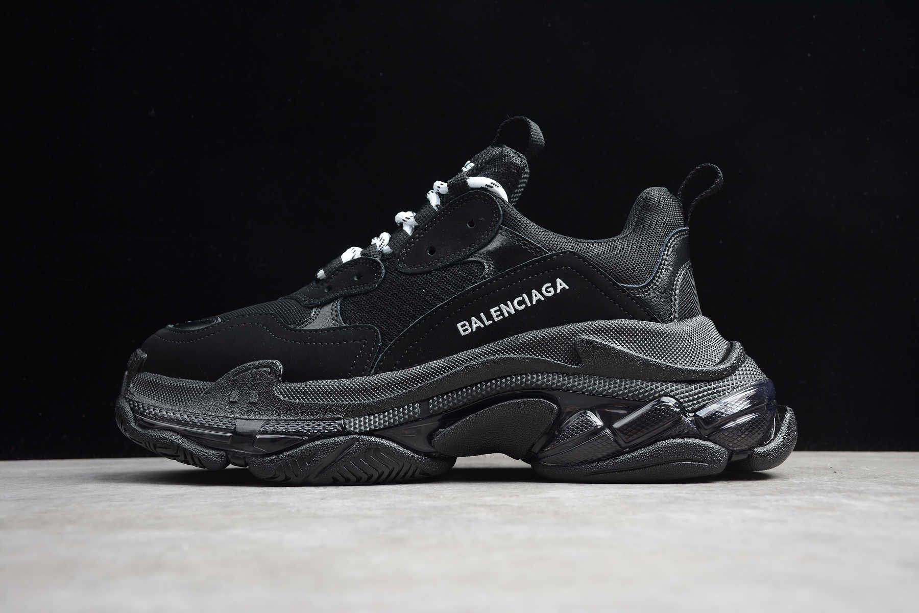 Ba1enc1aga Triple S Triple Black 172342M237002