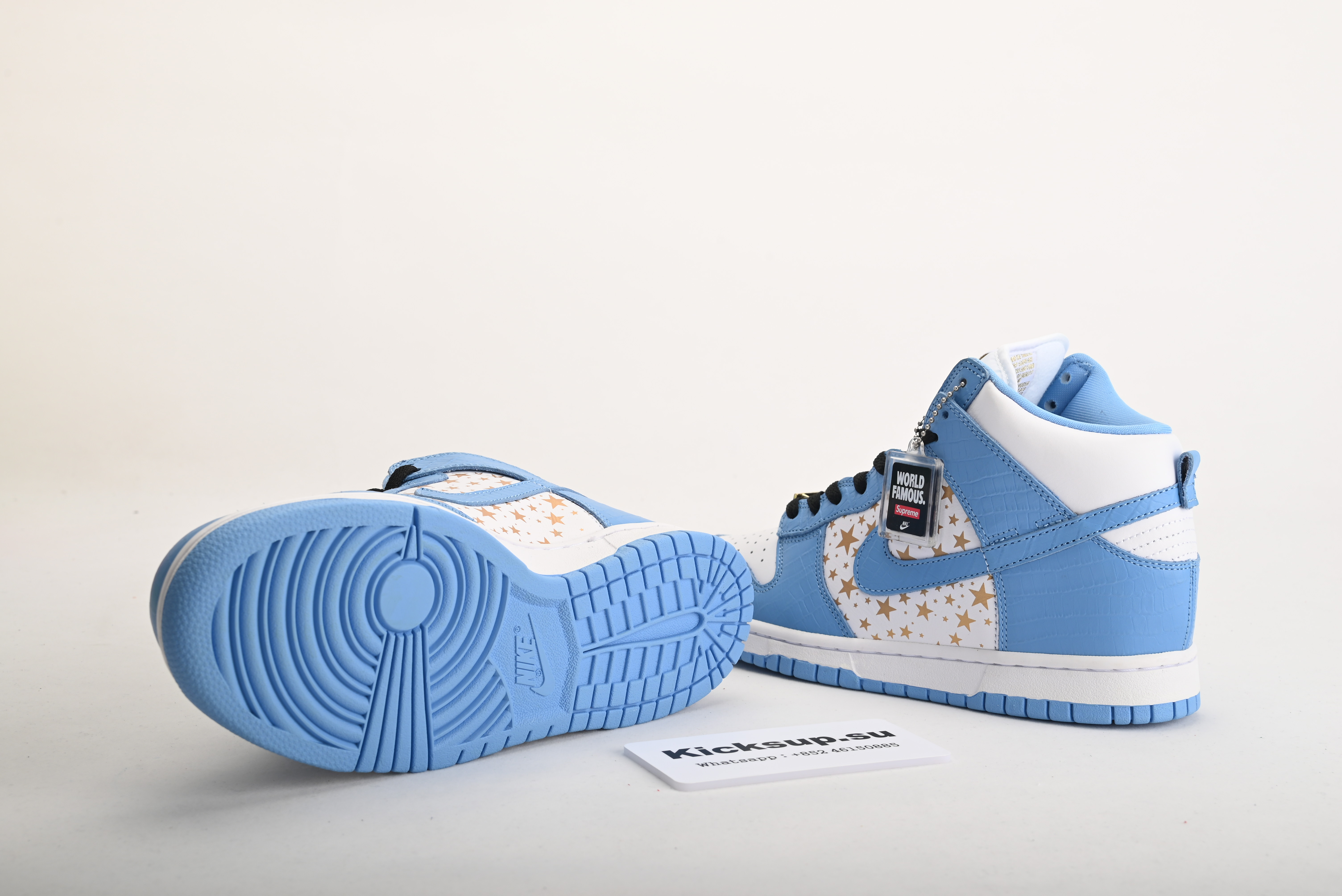 nike dunk high pro sb S*p*e blue stars 307385-141