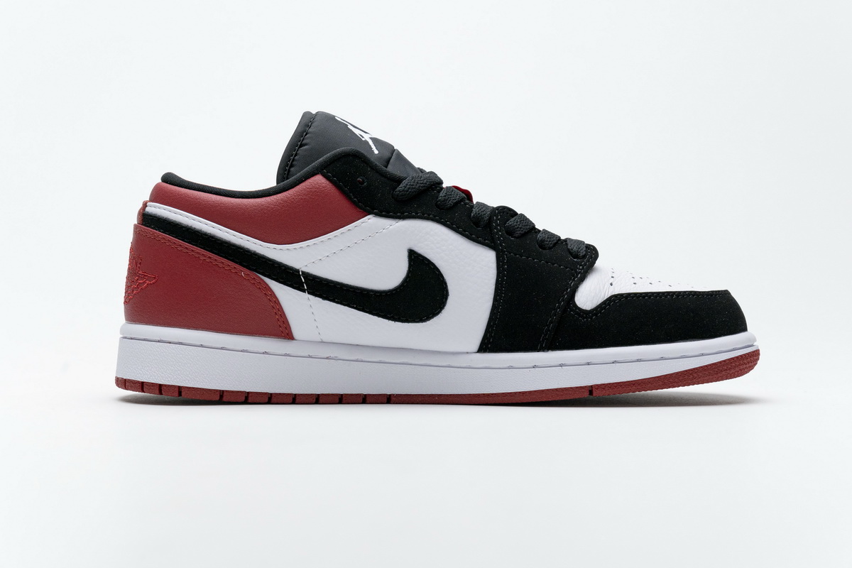 Jordan 1 Low Black Toe  553558-116