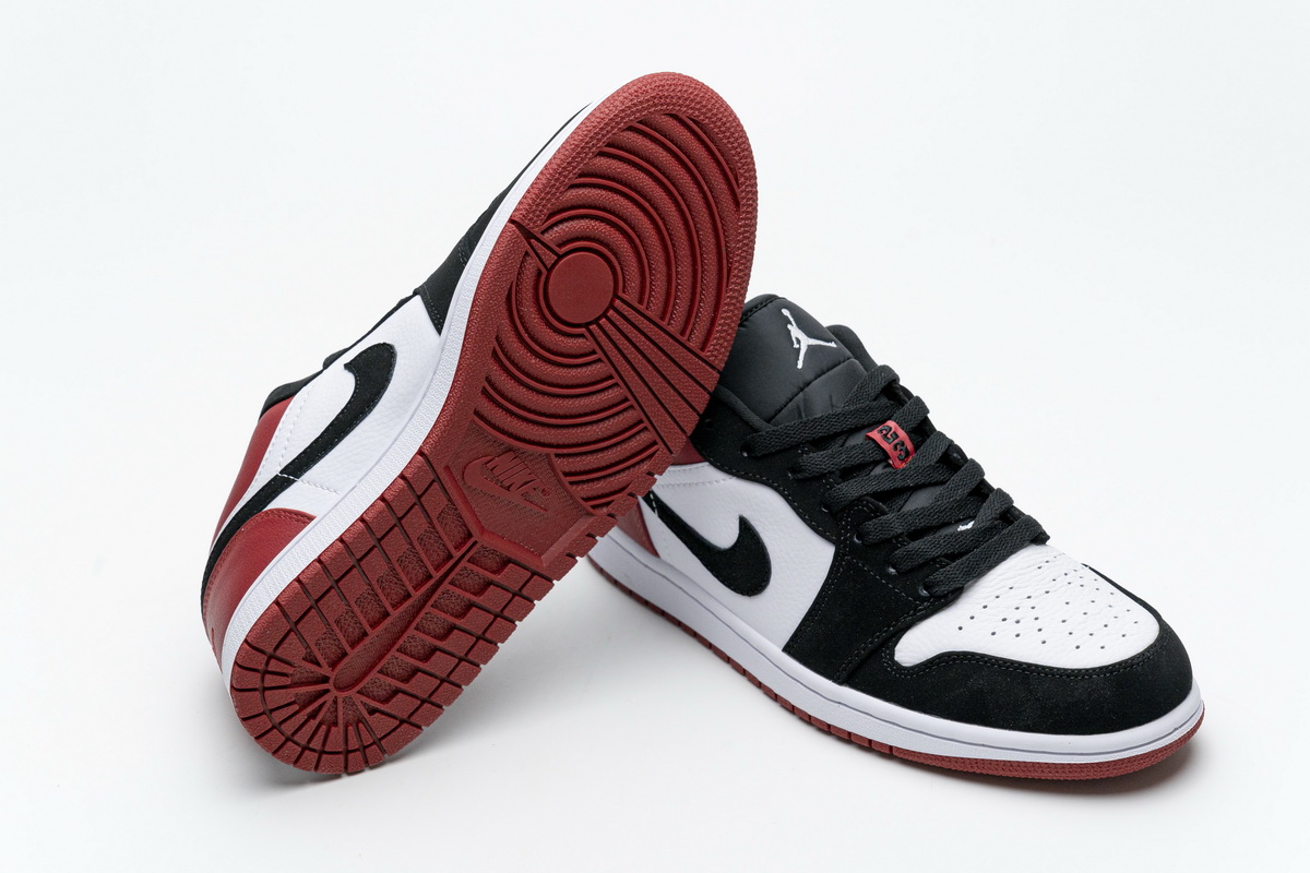 Jordan 1 Low Black Toe  553558-116