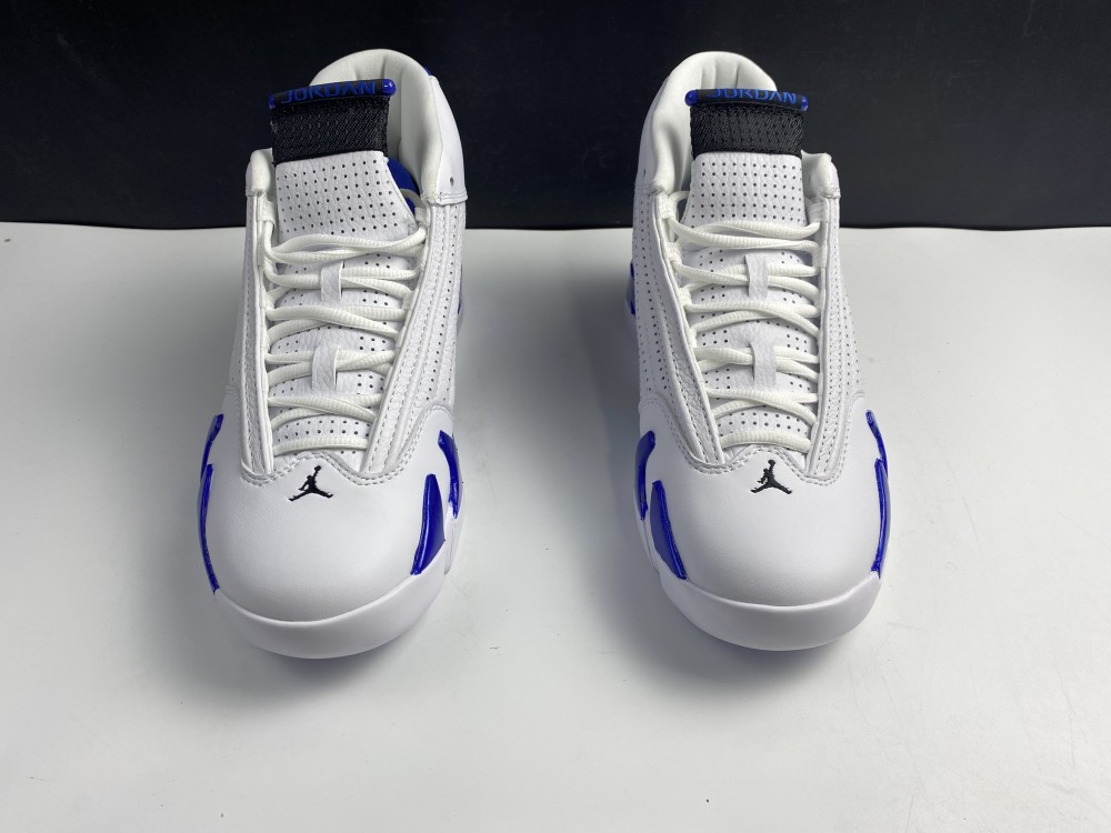 Jordan 14 Retro White Hyper Royal  487471-104
