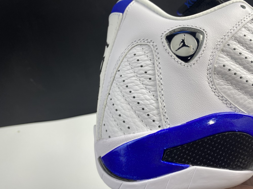 Jordan 14 Retro White Hyper Royal  487471-104