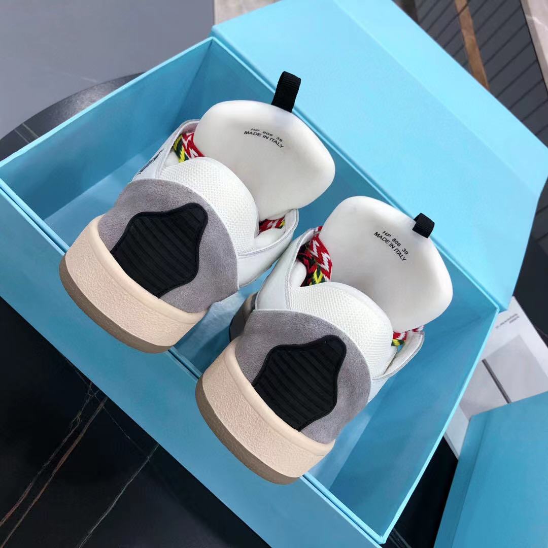 Lanv1n Leather Curb White Ivory FM-SKRK11-DRAG-A2000