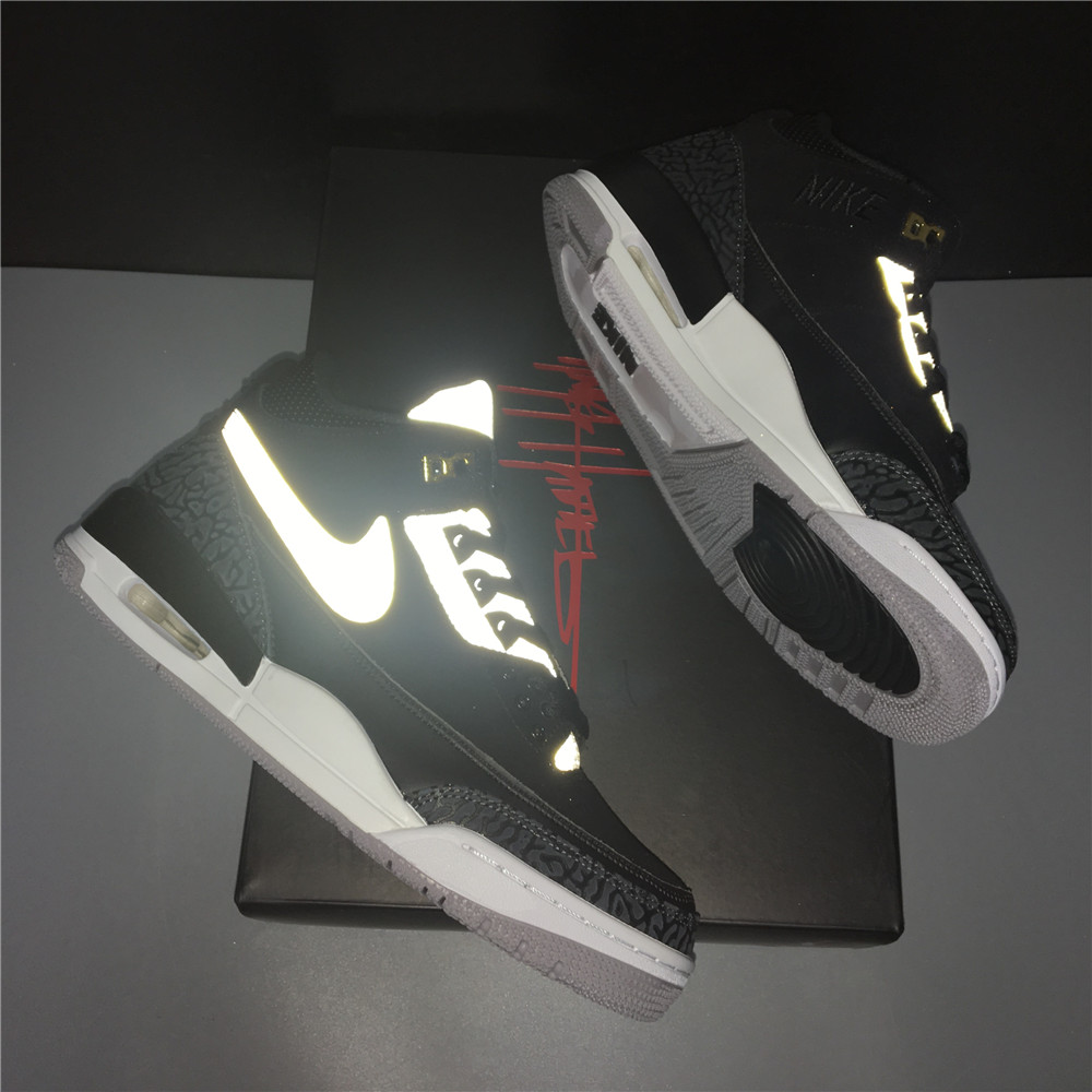 Jordan 3 Retro Tinker Black Cement Gold CK4348-007