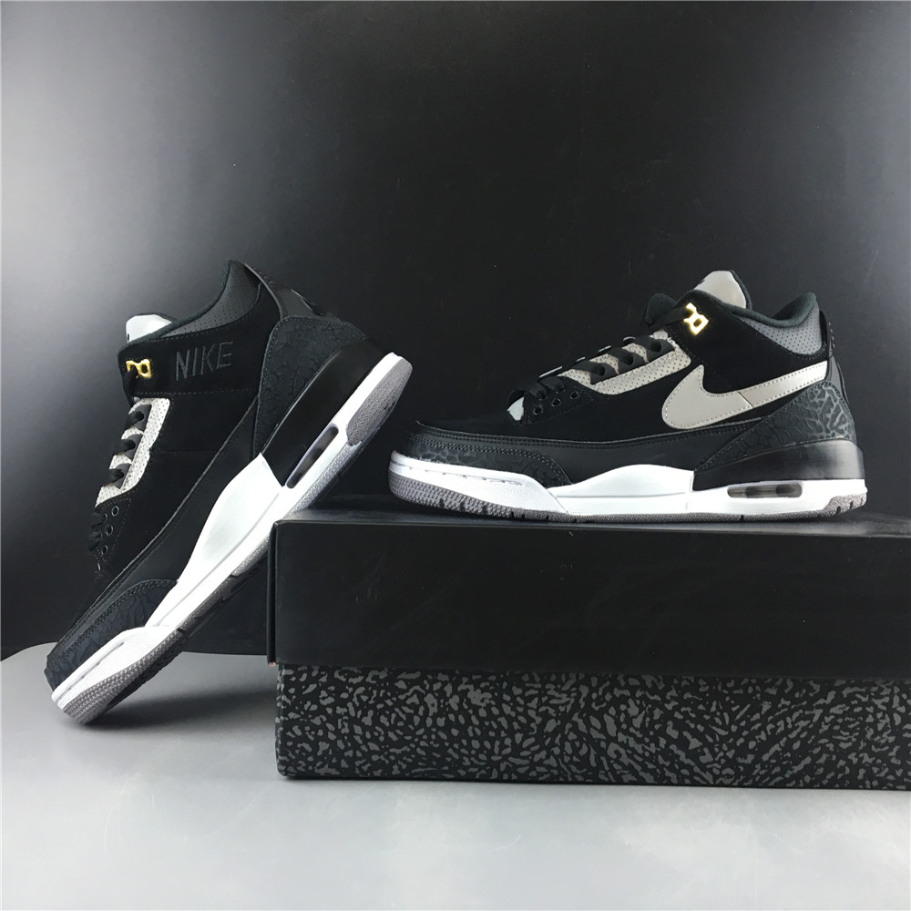 Jordan 3 Retro Tinker Black Cement Gold CK4348-007