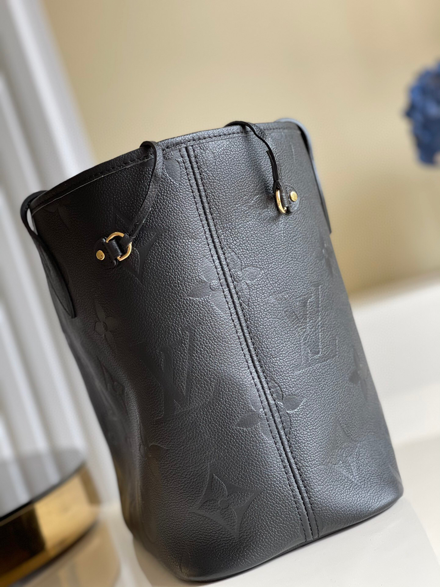 L0u1s Vu1tton Neverfull MM Black M45685 32x29x17cm