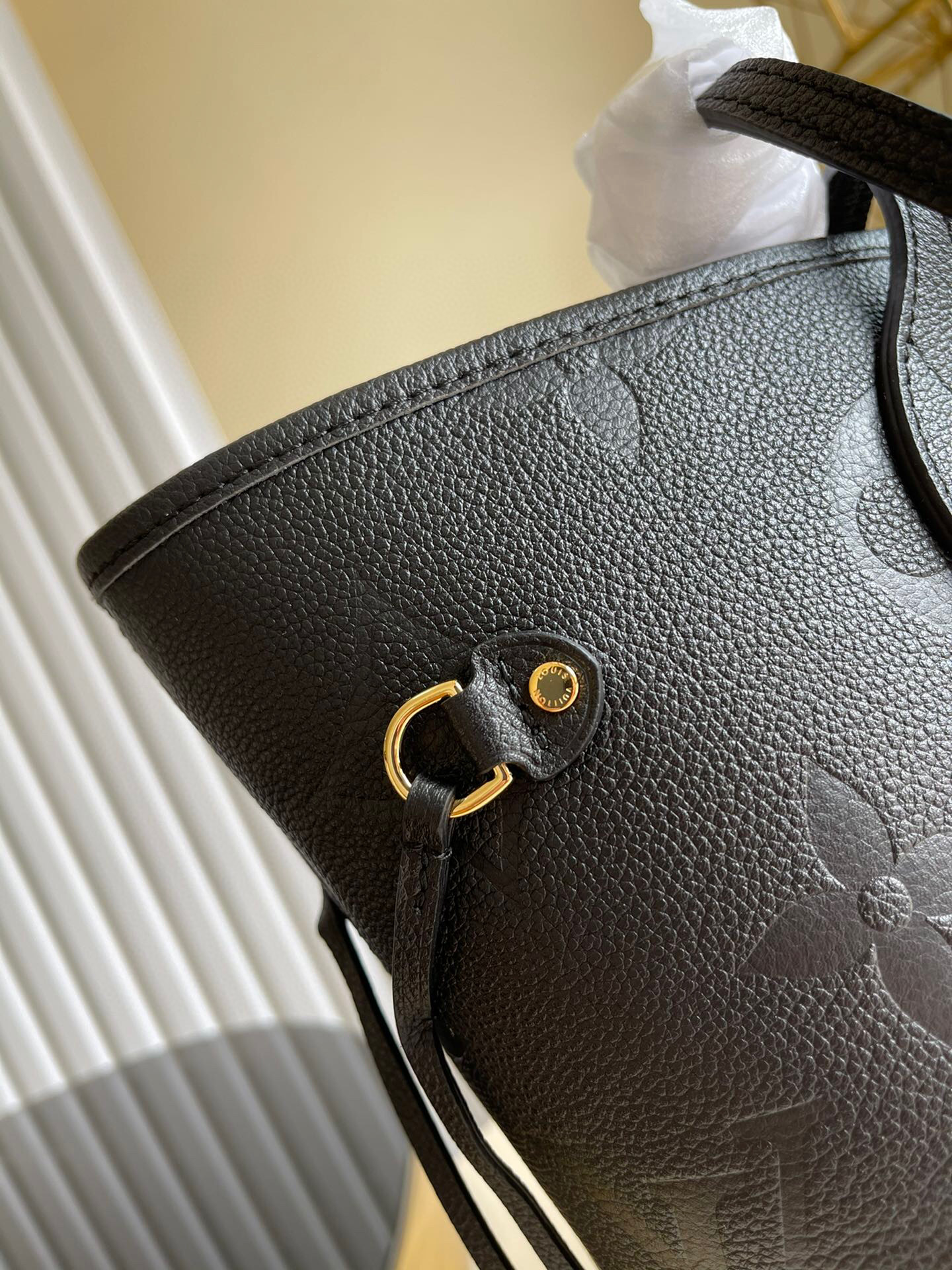 L0u1s Vu1tton Neverfull MM Black M45685 32x29x17cm