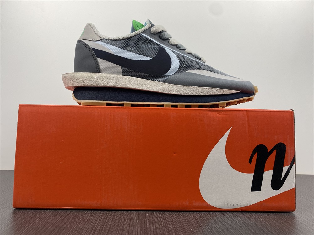 Nike LD Waffle sacai CLOT Kiss of Death 2 Cool Grey DH3114-001 Hifoot.ru