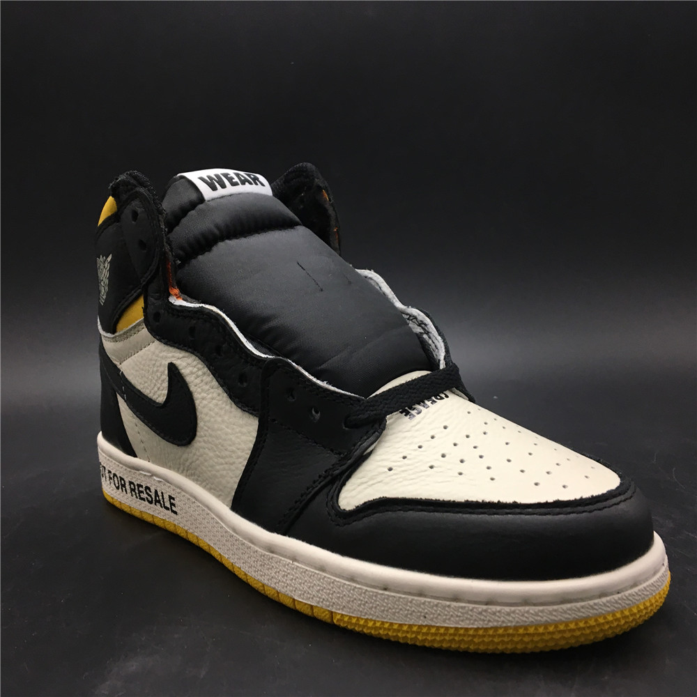 Jordan 1 Retro High Not for Resale Varsity Maize  861428-107
