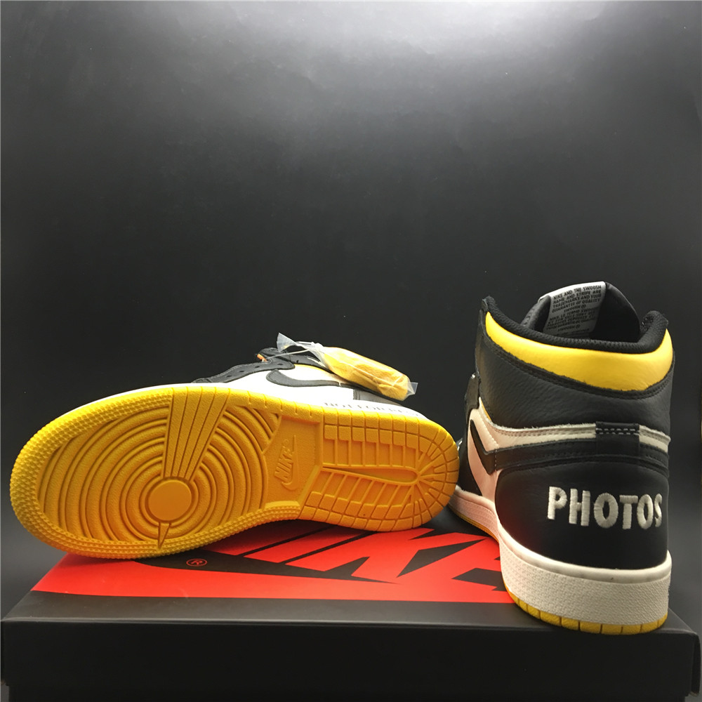 Jordan 1 Retro High Not for Resale Varsity Maize  861428-107
