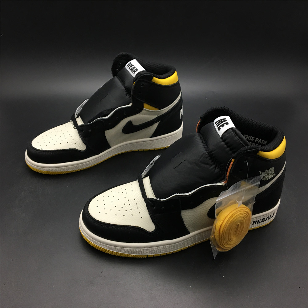 Jordan 1 Retro High Not for Resale Varsity Maize  861428-107