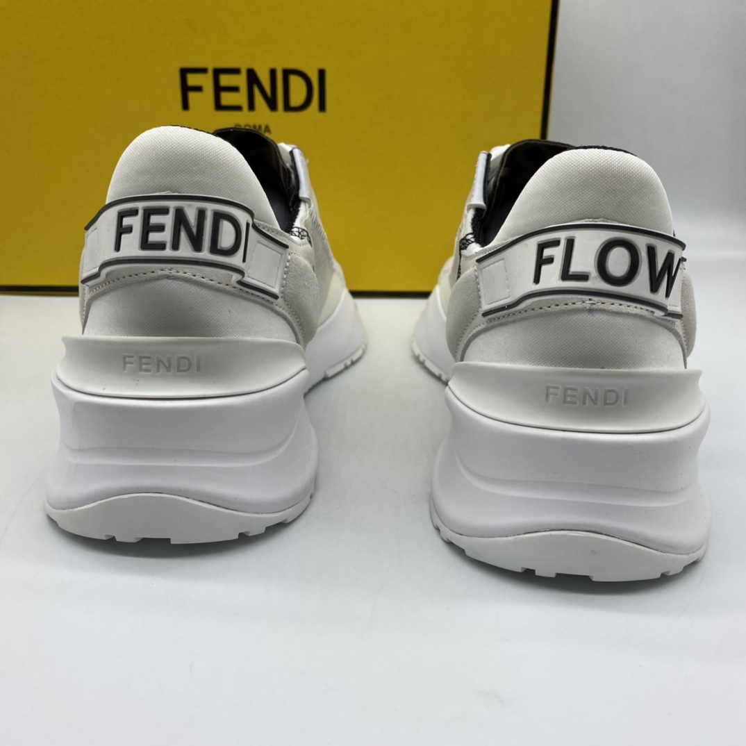 Fend1 Nylon Low Top White 7E1392EKVF0AGX