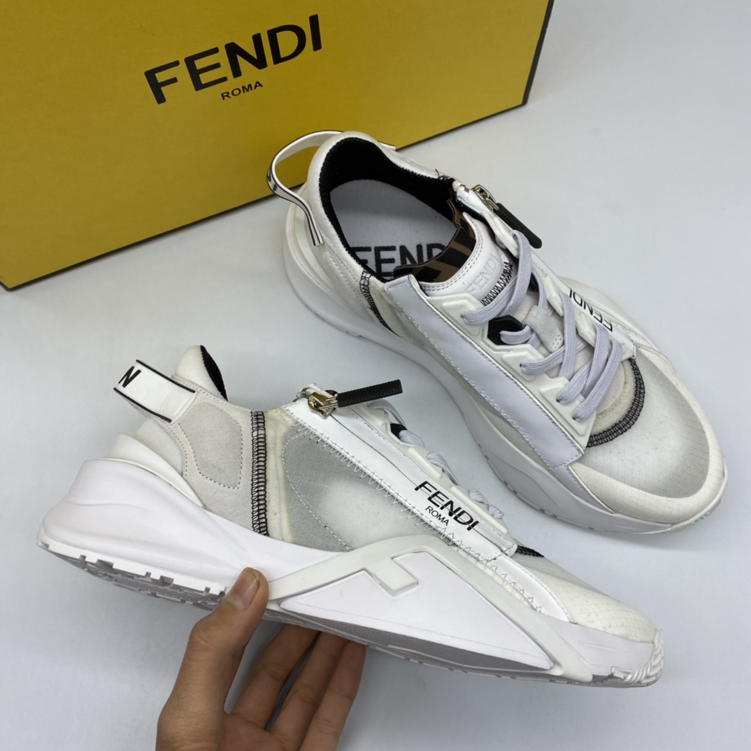 Fend1 Nylon Low Top White 7E1392EKVF0AGX