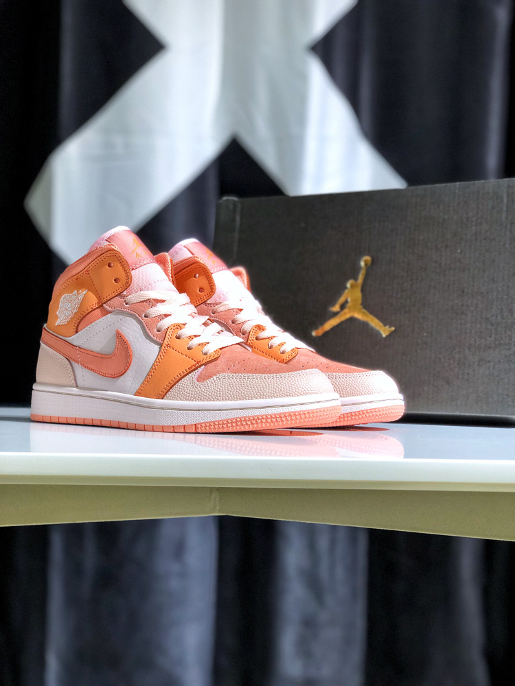 Jordan 1 Mid Apricot Orange (W)  DH4270-800
