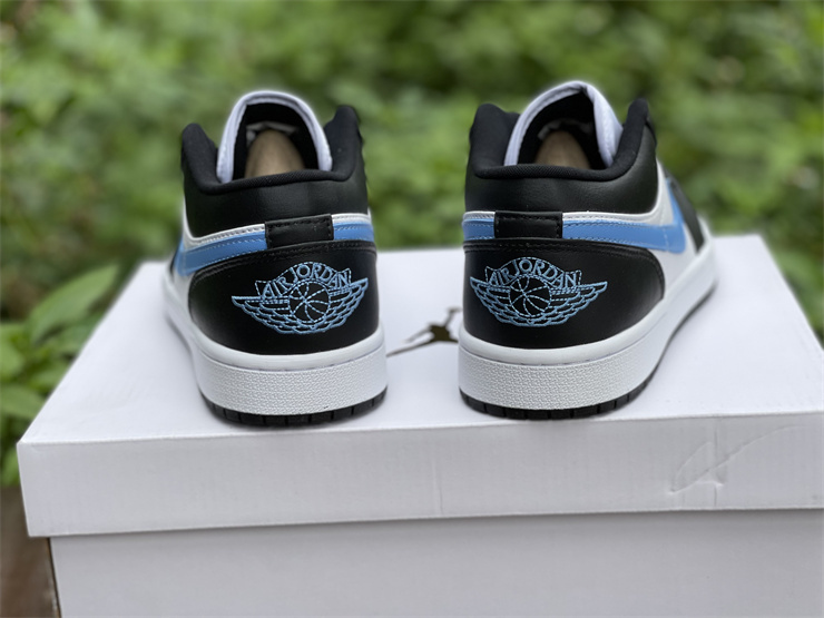 Jordan 1 Low Black University Blue White (W) DC0774-041