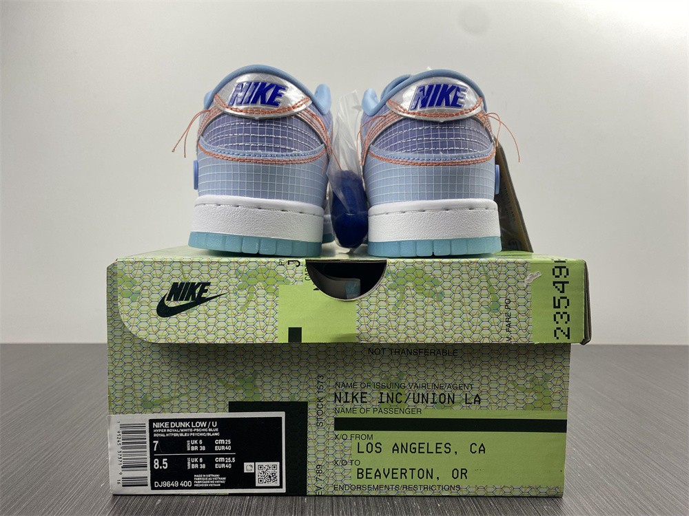 Nike Dunk Low Union Passport Pack Argon  DJ9649-400