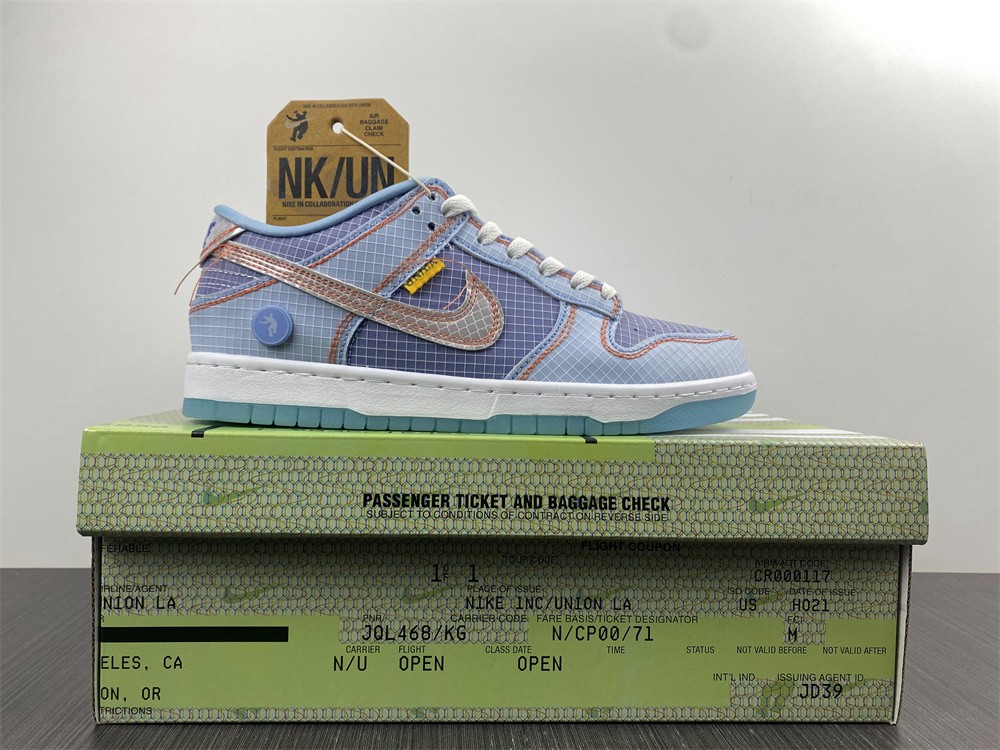 Nike Dunk Low Union Passport Pack Argon  DJ9649-400