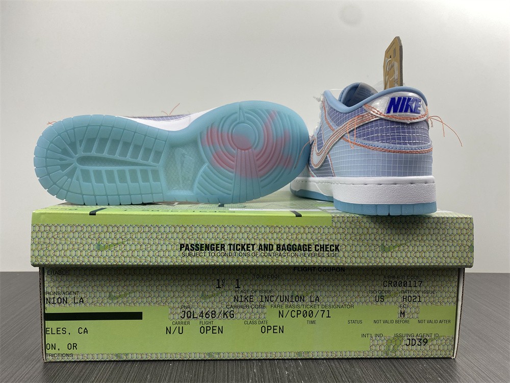 Nike Dunk Low Union Passport Pack Argon  DJ9649-400