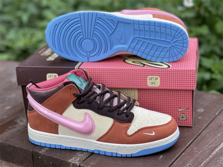 Nike Dunk Mid Social Status Free Lunch Chocolate Milk  DJ1173-700