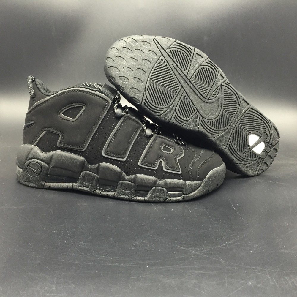 Nike Air More Uptempo Black Reflective  414962-004