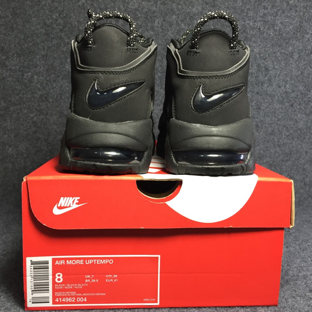 Nike Air More Uptempo Black Reflective  414962-004