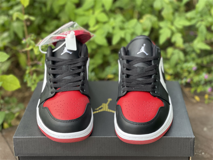 Jordan 1 Low Bred Toe  553558-612