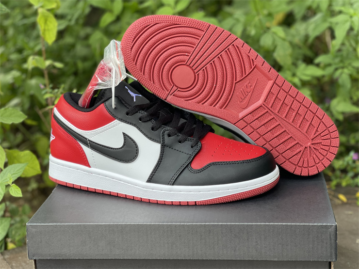 Jordan 1 Low Bred Toe  553558-612
