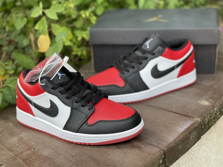 Jordan 1 Low Bred Toe  553558-612