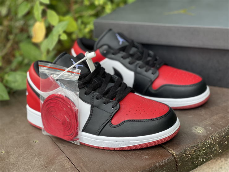 Jordan 1 Low Bred Toe  553558-612