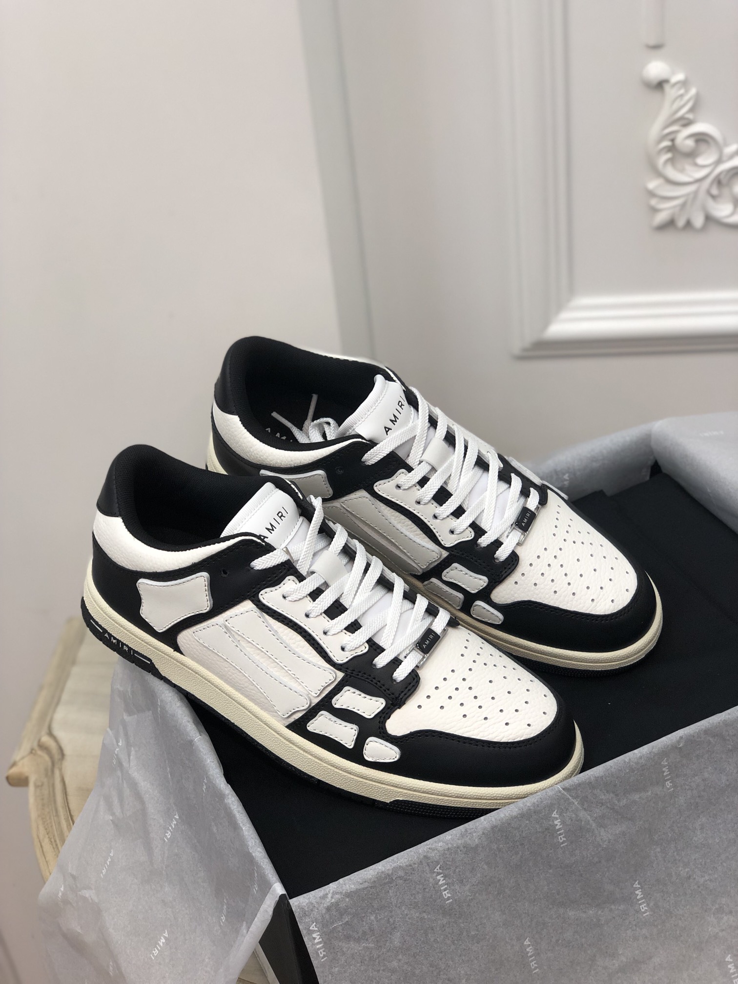 Am1r1 Skeleton Low-Skel top Sneakers  2022031401