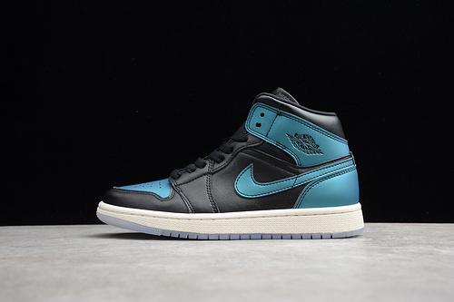 Jordan 1 Mid Iridescent Black  BQ6472-009