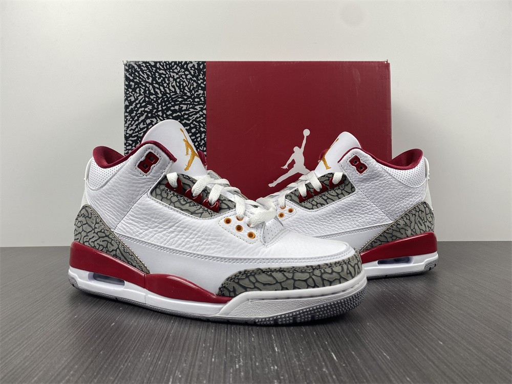 Jordan 3 Retro Cardinal Red  CT8532-126