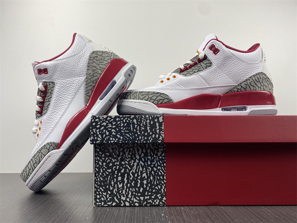 Jordan 3 Retro Cardinal Red  CT8532-126