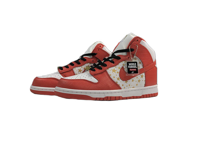 nike dunk high pro sb S*p*e red stars 307385-161