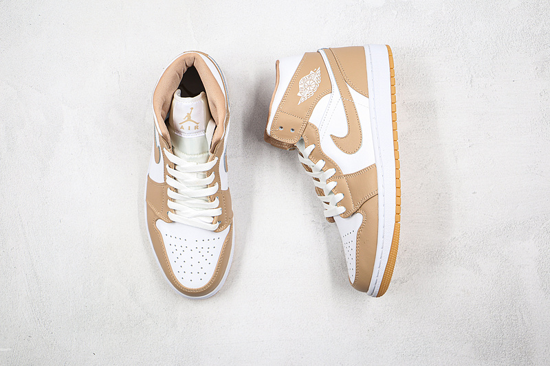 Jordan 1 Mid Tan Gum  554724-271