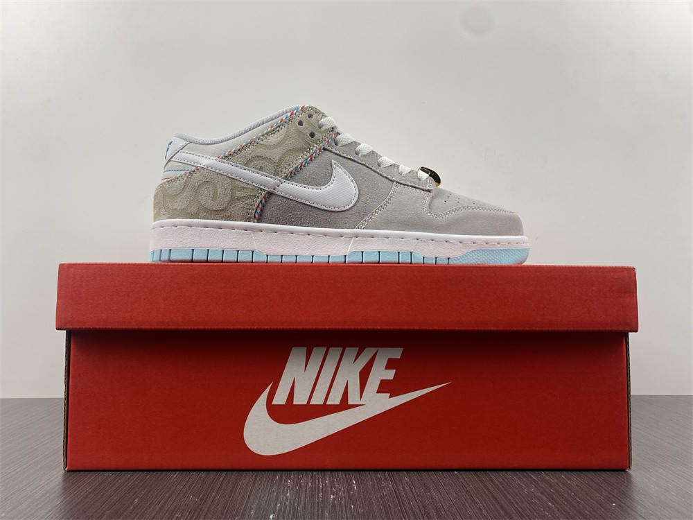 Nike Dunk Low SE Barber Shop Grey DH7614-500