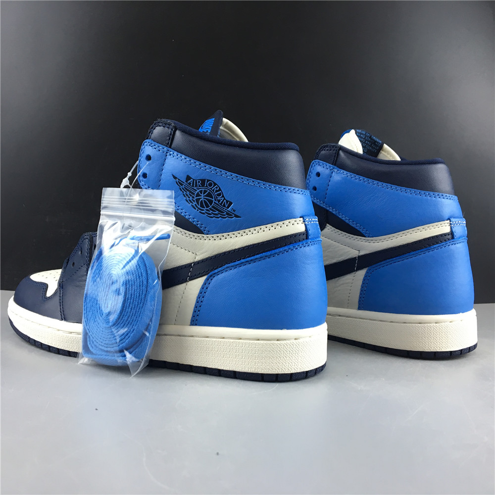 Jordan 1 Retro High Obsidian UNC 555088-140