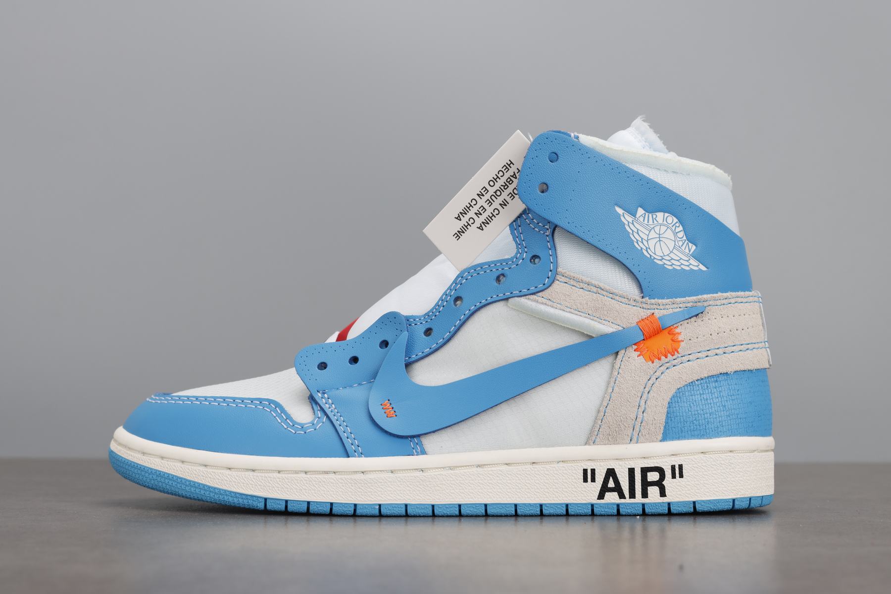 Jordan 1 Retro High Off-White University Blue AQ0818-148