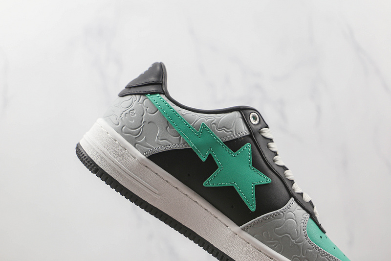 A Bathing Ape Bape Sta Low Grey Green 1H70-291-002
