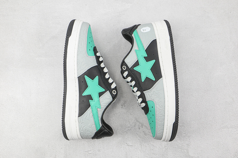 A Bathing Ape Bape Sta Low Grey Green 1H70-291-002