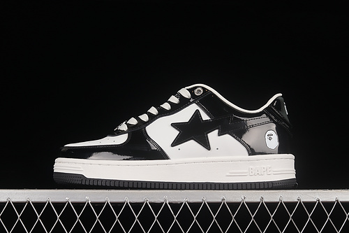 A Bathing Ape Bape Sta Low Black 001FWH701001_BLK_A
