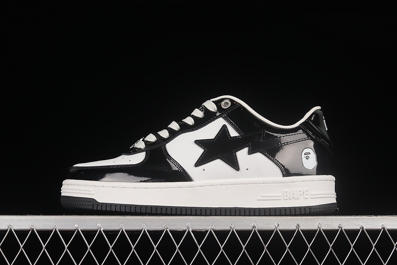 A Bathing Ape Bape Sta Low Black 001FWH701001_BLK_A