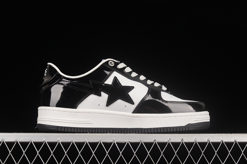 A Bathing Ape Bape Sta Low Black 001FWH701001_BLK_A