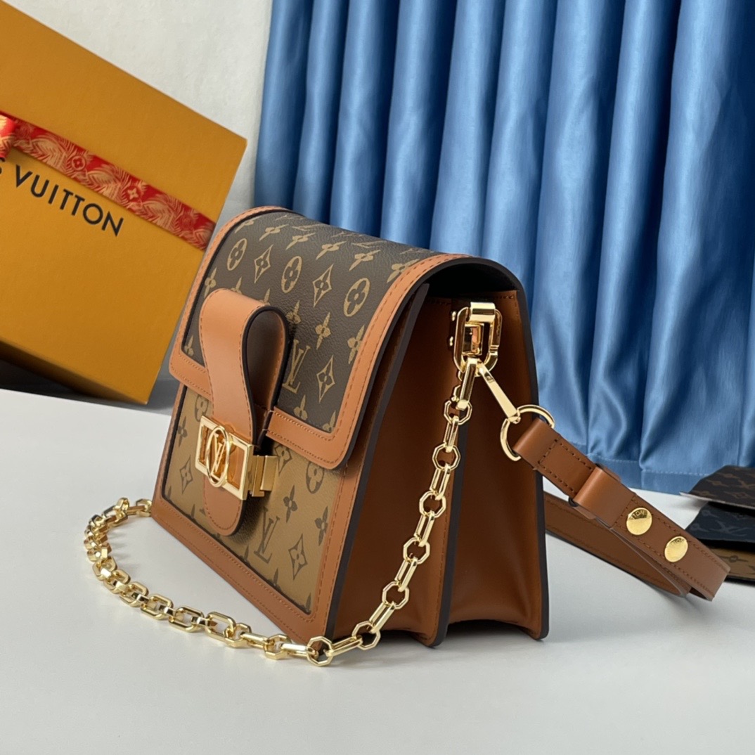 1V DAUPHINE MM HANDBAG M45958 25X17X10.5 cm
