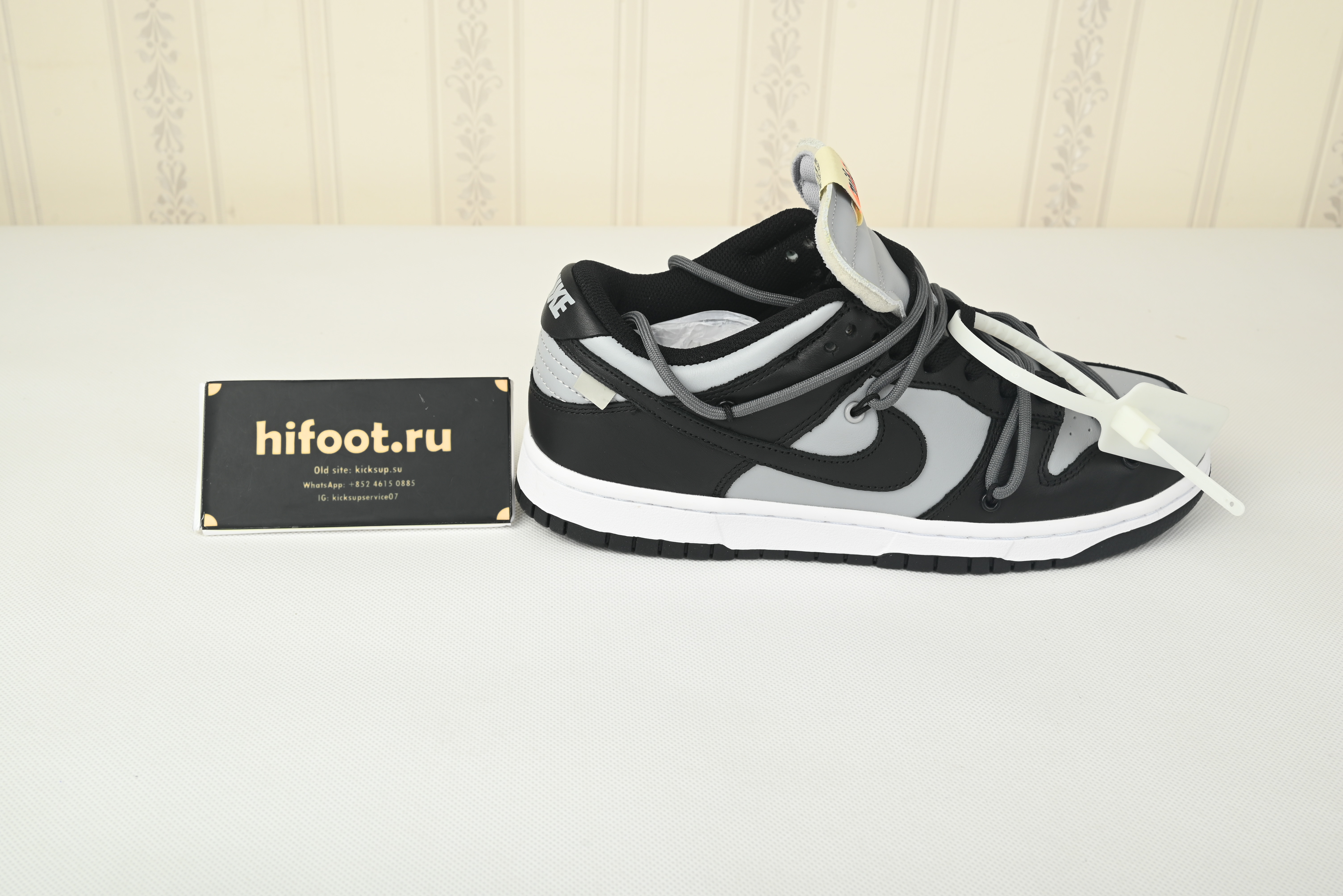Off White Nike Dunk low Grey Black CT0856-007