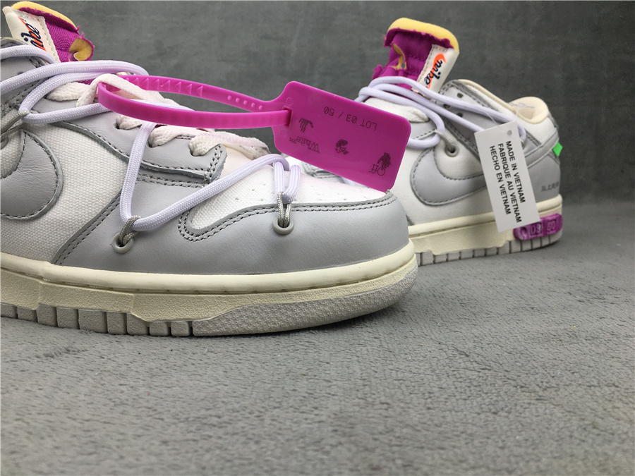 Nike Dunk Low Off-White Lot 3 DM1602-118