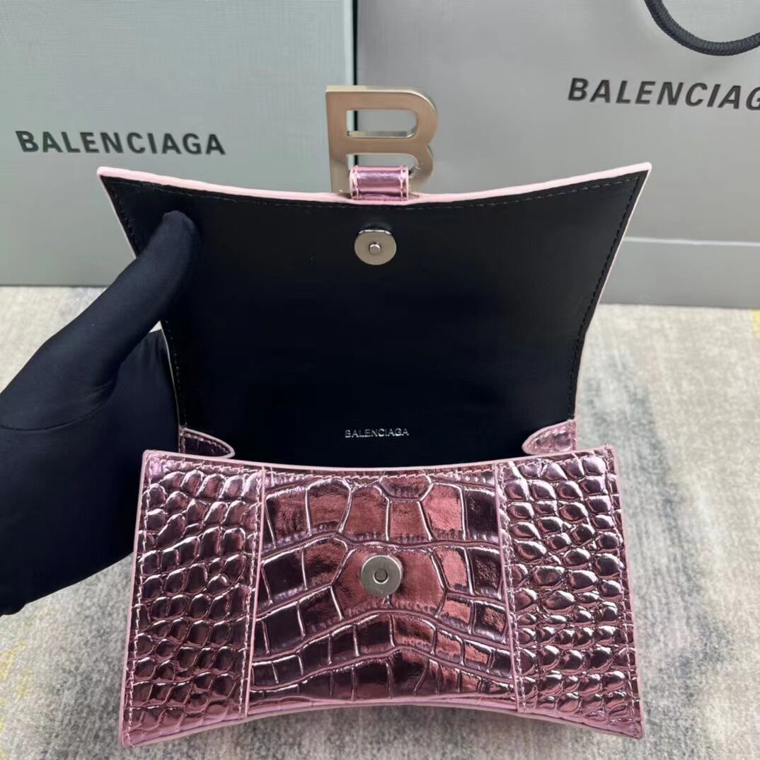 Ba1enc1aga Hourglass Top Handle Bag 19CM