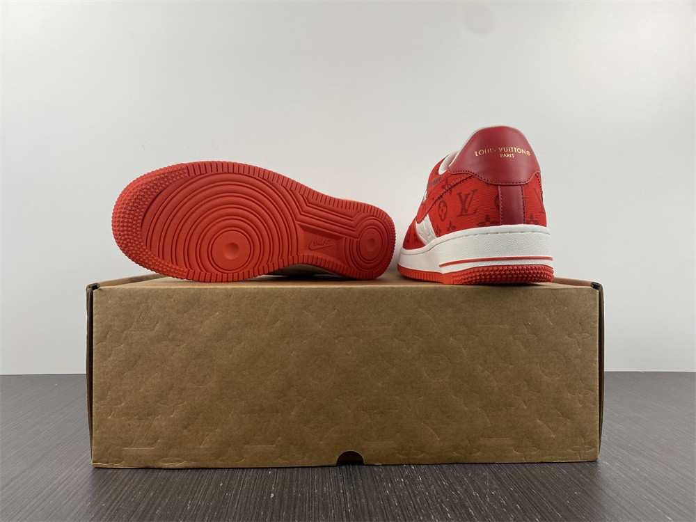 L0u1s Vu1tton Nike Air Force 1 Low red