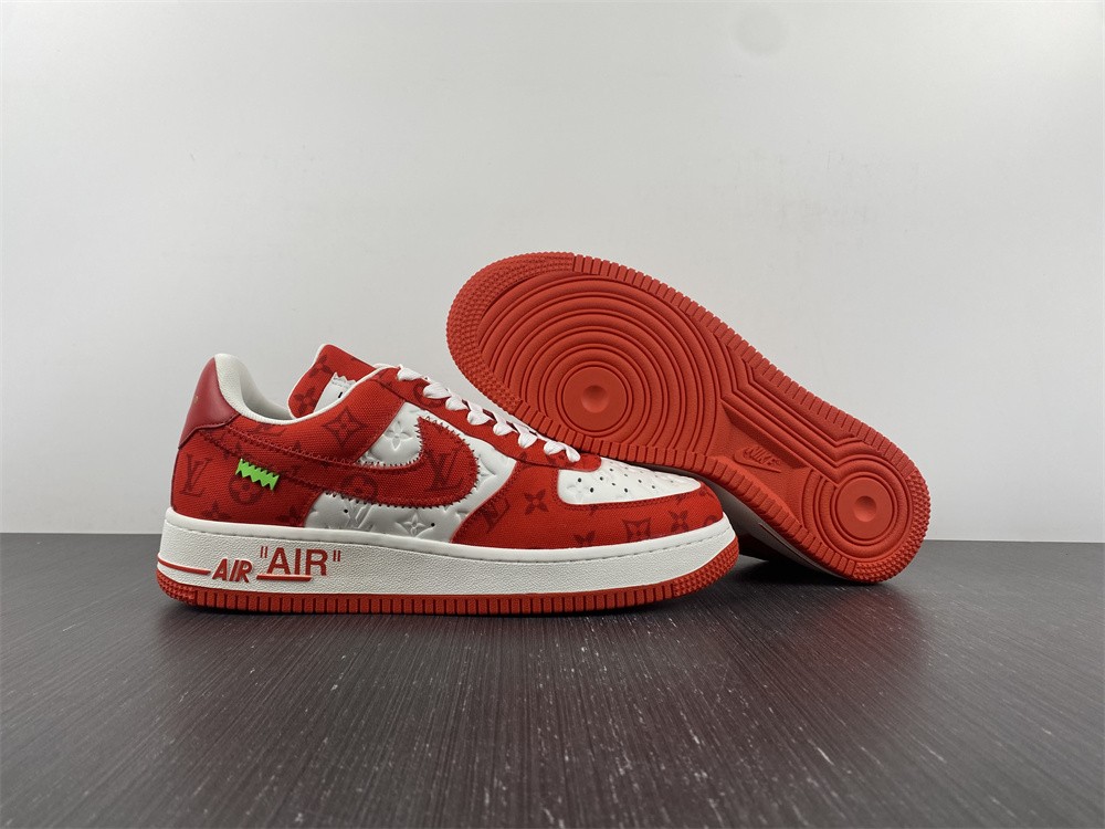 L0u1s Vu1tton Nike Air Force 1 Low red
